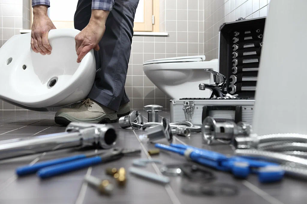 Professional bathroom plumbing repair in San Carlos